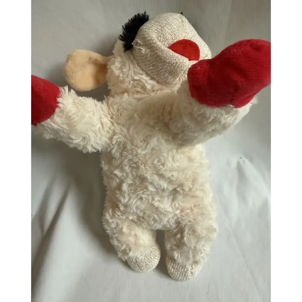 Lamb Chop Dog Plush Toy - Squeaky Toy for Small & Medium Dogs - Extra Soft Plush